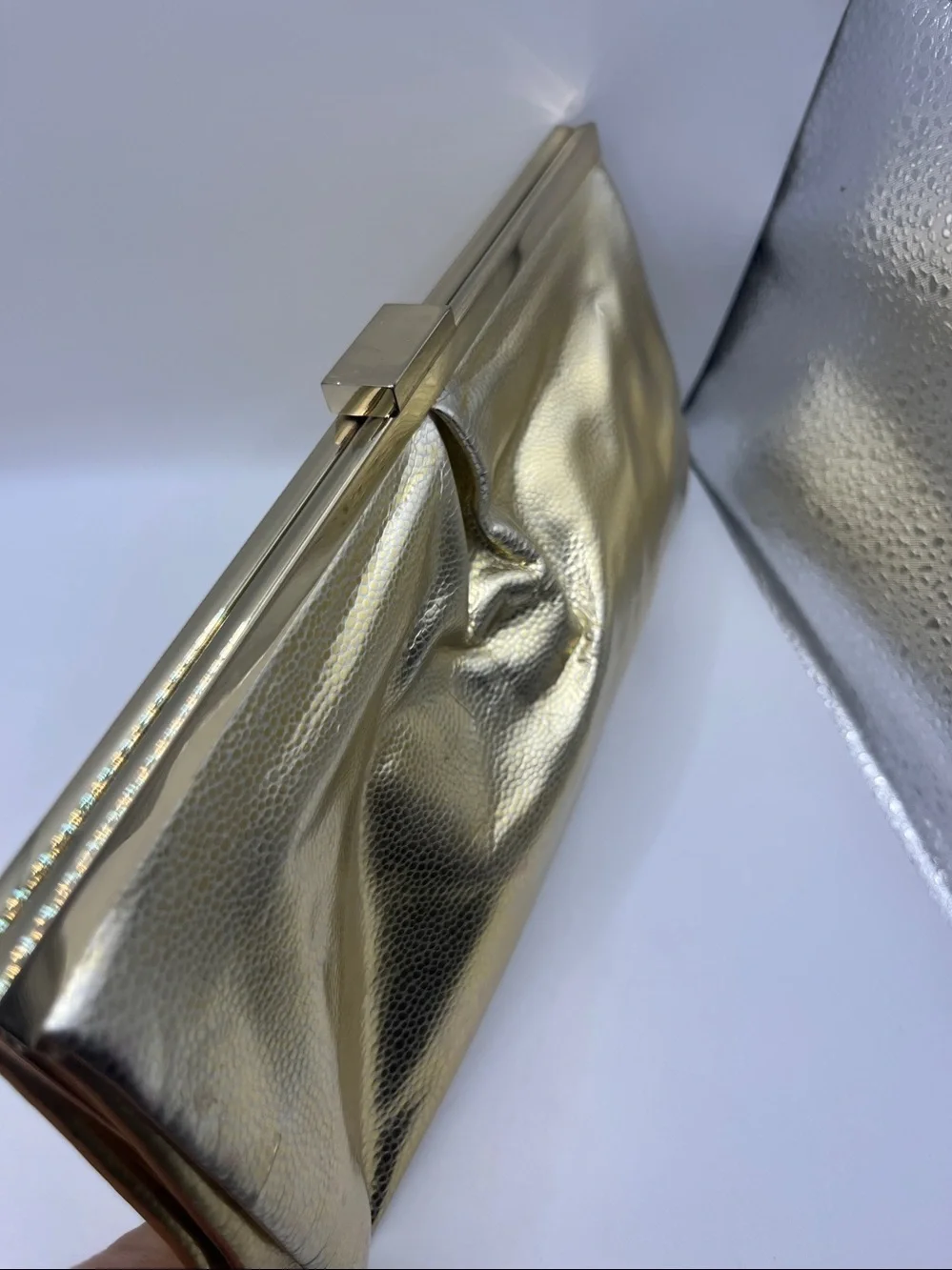 Michael Kors Very Hollywood Gold Clutch Purse